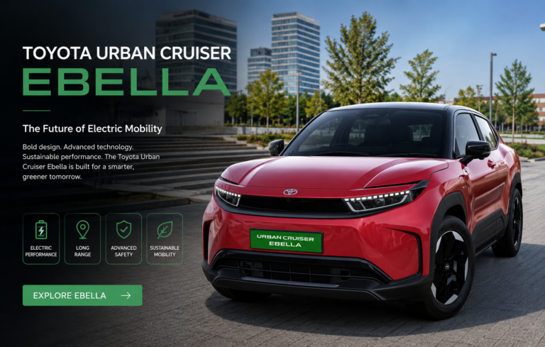 Toyota Urban Cruiser Ebella 2026 price in India front view