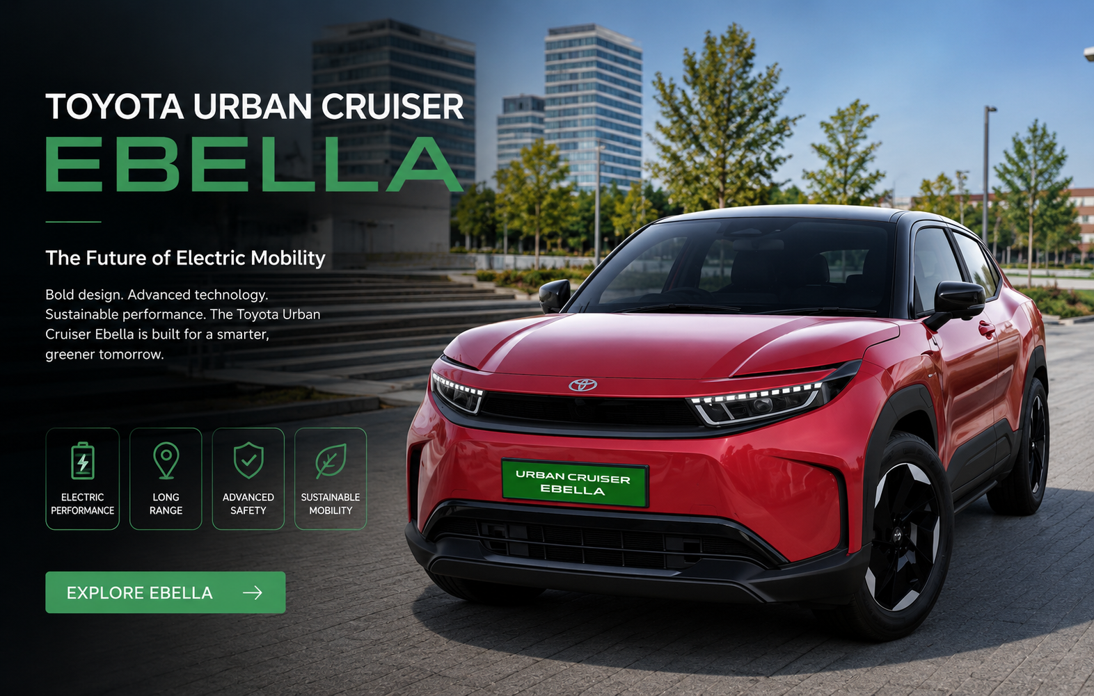 Toyota Urban Cruiser Ebella 2026 price in India front view